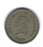 Colombia 1886 5 cerntavos obverse.webp
