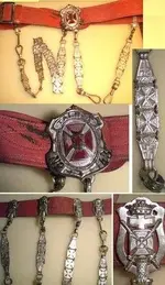 Sword Belt - Masonic with attachments.webp