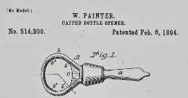 Bottle Opener Patent - William Painter - Cropped.webp