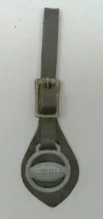 Football Watch Fob on Leather Strap.webp