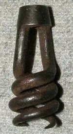 Musket Worm Wipe Barrel Cleaning Tool - Civil War Era.webp