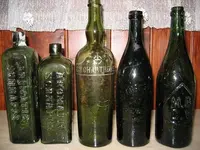 old schnapps, beerand wine bottles.webp