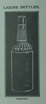What Is It Big Cy Liquor Bottle Illustration - Delaware Circa 1904-05.webp