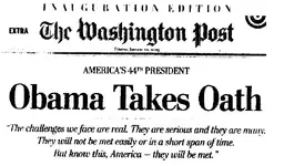 Obama Washington Inaugural Paper Headline.webp
