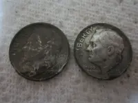 Two Silver Dimes Silver Plated Ashtray 020.webp