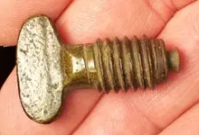 B 042412 Brass Threaded Plug Top.webp