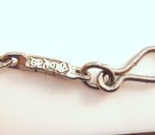 platinum pt900 marked fancy link necklace 9.88g not scrap 17 in 43 cm (26).JPG