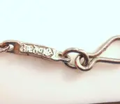 platinum pt900 marked fancy link necklace 9.88g not scrap 17 in 43 cm (26).webp