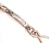 platinum pt900 marked fancy link necklace 9.88g not scrap 17 in 43 cm (23).JPG