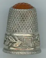 Carnelian Domed Silver Thimble (3).webp