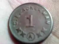 C.E. Akerman ingle system token front.webp