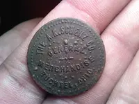 25 cent A.K. Schenz co. Token rear.webp