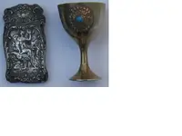 Eva le gallienne matchstick holder and egg holder_front view.webp