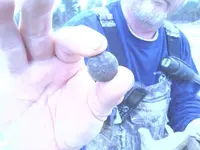 Bill holding my Two piece button.webp Bill holding my Two piece button.webp