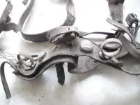 horsegear_US_accouterment-rosette_three-tabs_on-harness-with-reinguides_view1_Ebay.webp