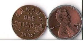 Penny (Canadian 1932 and 1990 toned, worn).jpg