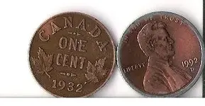 Penny (Canadian 1932 and 1990 toned, worn).webp