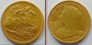 1896 half sovereign found at Moora racecourse on the 10. (1).webp