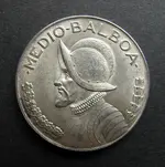 1947 Panama medio Balboa obv.webp
