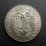 1947 Panama medio Balboa rev.webp