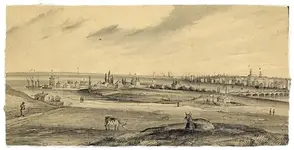 'The Village' Looking West c.1800.webp