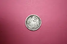 1843 Half dime (cleaned) obverse.webp