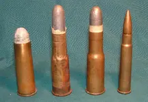 bullet_POSTWAR_paper-wrapped_Martini-Enfield-455-caliber-at-center-left-and-right_Cartridges.webp