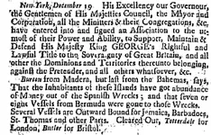 1715 fleet from the Boston Newletter, 12-26-1715.webp