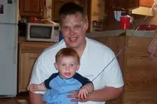 Austin & me 1 year birthday.webp
