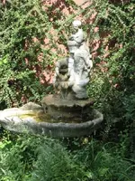 Fountain in backyard.webp