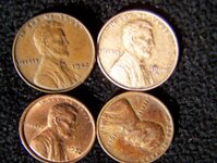 obverse gold colored 1969-D Penny.jpg