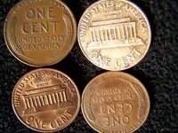 reverse of gold colored 1969-D Penny.webp