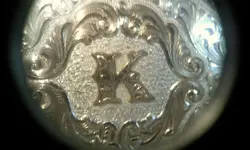 Montana SS Intial K Belt Buckle 2.webp