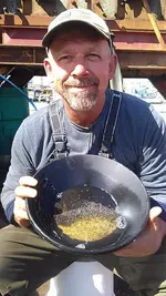 Nathan Nome Alaska - 4 ounces gold from Dredge Run.webp