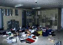 The Diamond Center's vault after the robbery..webp