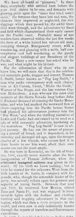 Sacramento Daily Union, Volume 14, Number 2171, 12 March 1858 PEGLEG SMITH P1.webp