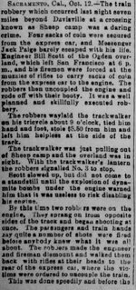 Los Angeles Herald, Volume 43, Number 2, 13 October 1894 — DETAILS OF THE ROBBERY p1.jpg