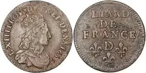 Liard de France 1643 to 1715.webp