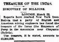 The Sydney Morning Herald Wednesday 23 March 1904, page 9 iNCA TREASURE.webp The Sydney Morning Herald Wednesday 23 March 1904, page 9 iNCA TREASURE.webp