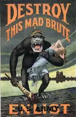 'Destroy_this_mad_brute'_WWI_propaganda_poster_(US_version).webp
