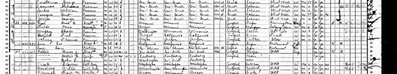 FRED CHYSTAL ROOMER ORIGON 1910 CENSUS s.webp