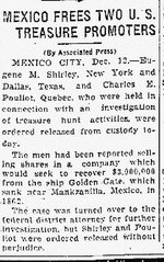 San Antonio Express (San Antonio, Texas) CHARLES E POULIET treasure hunters arrested.jpg