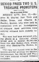 San Antonio Express (San Antonio, Texas) CHARLES E POULIET treasure hunters arrested.webp