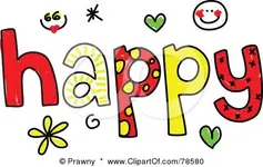 78580-Royalty-Free-RF-Clipart-Illustration-Of-A-Colorful-Happy-Word.webp