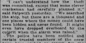 San Francisco Call, Volume 103, Number 105, 14 March 1908 — WARSHIP PAYCHEST ROBBED OF $3,800...webp San Francisco Call, Volume 103, Number 105, 14 March 1908 — WARSHIP PAYCHEST ROBBED OF $3,800...webp