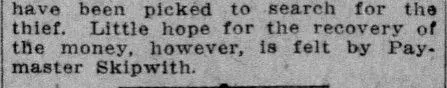 San Francisco Call, Volume 103, Number 105, 14 March 1908 — WARSHIP PAYCHEST ROBBED OF $3,800...webp San Francisco Call, Volume 103, Number 105, 14 March 1908 — WARSHIP PAYCHEST ROBBED OF $3,800...webp
