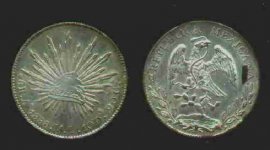 8 REALES Alamos minted. 1885.jpg