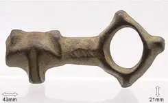 Saxon Viking Horse Cheek Pice Fragment.webp