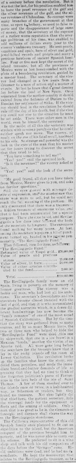 Los Angeles Herald, Number 198, 16 April 1899 — THE ISLAND TREASURE BTTRIED IN A LAVA CAVERN ...webp