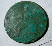 1734 King George II Halfpenny - Reverse.webp